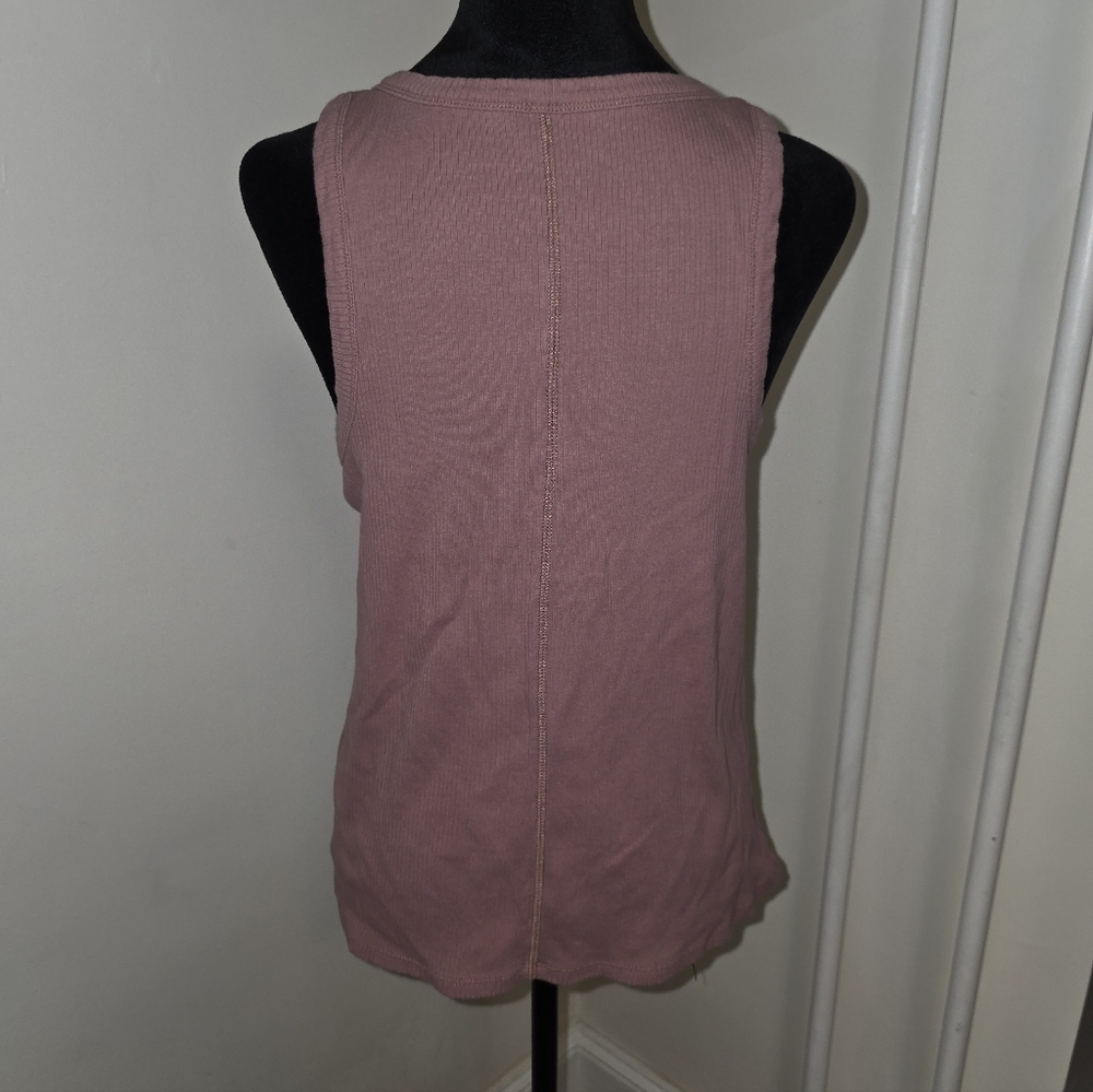 Maurices Mauve V-Neck Tank Top - Picture 2 of 3